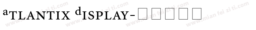 Atlantix Display字体转换